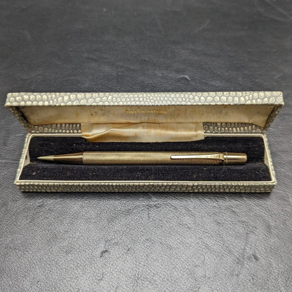 英国ヴィンテージ ヤード・オ・レッド ロールドゴールド 推進式ペンシル 箱入り